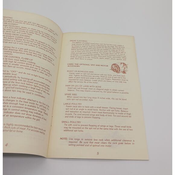 Sunbeam Grillmaster Barbecue Cookbook 1980s Vintage Booklet Grill Master - Picture 5 of 7